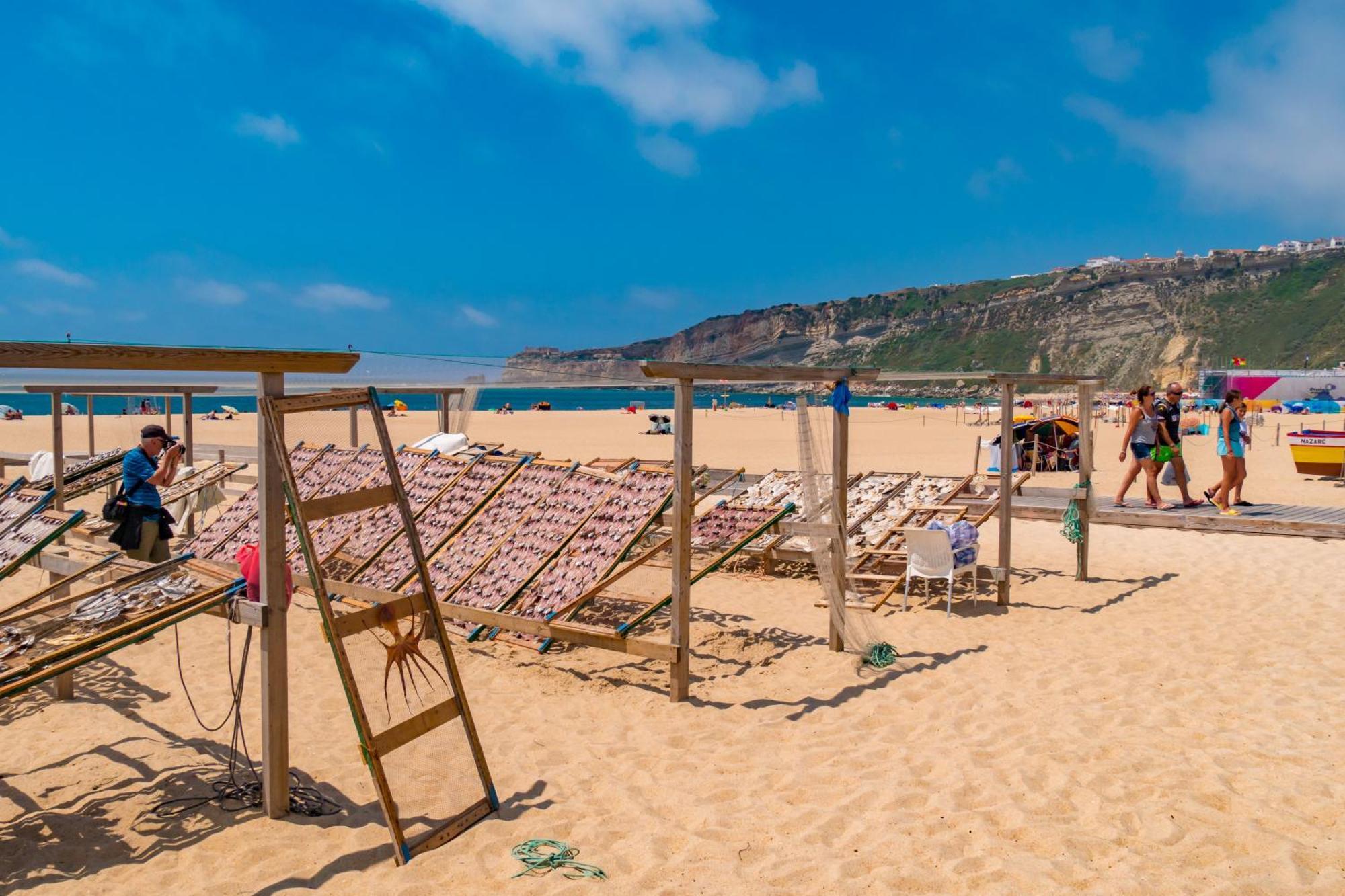 Parque De Campismo Orbitur Valado Hotel Nazare Bagian luar foto